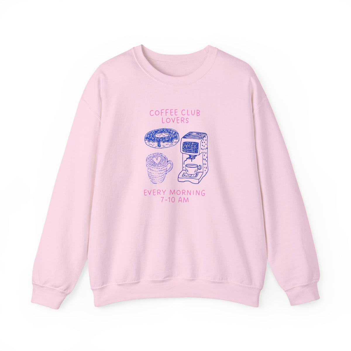 Coffee Club Lovers Crewneck Sweatshirt