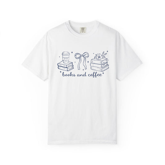 Books and Coffee Tee