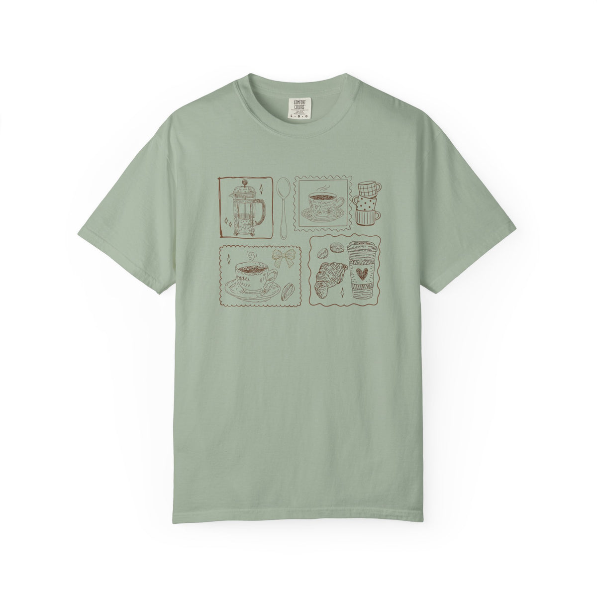 Coffee Grid Tee