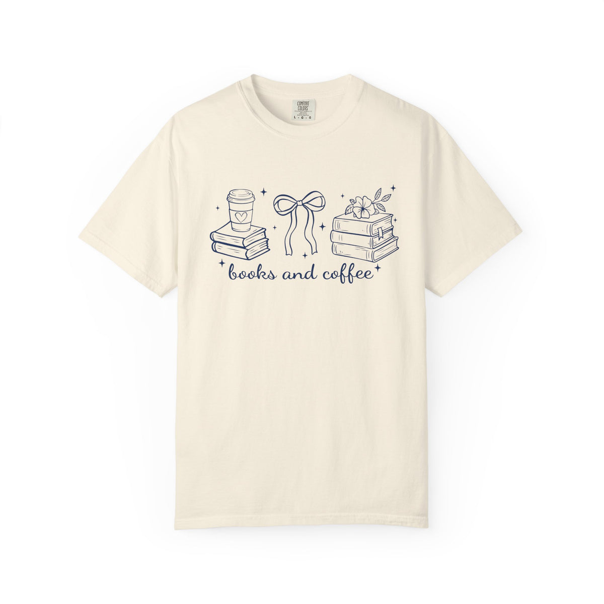 Books and Coffee Tee