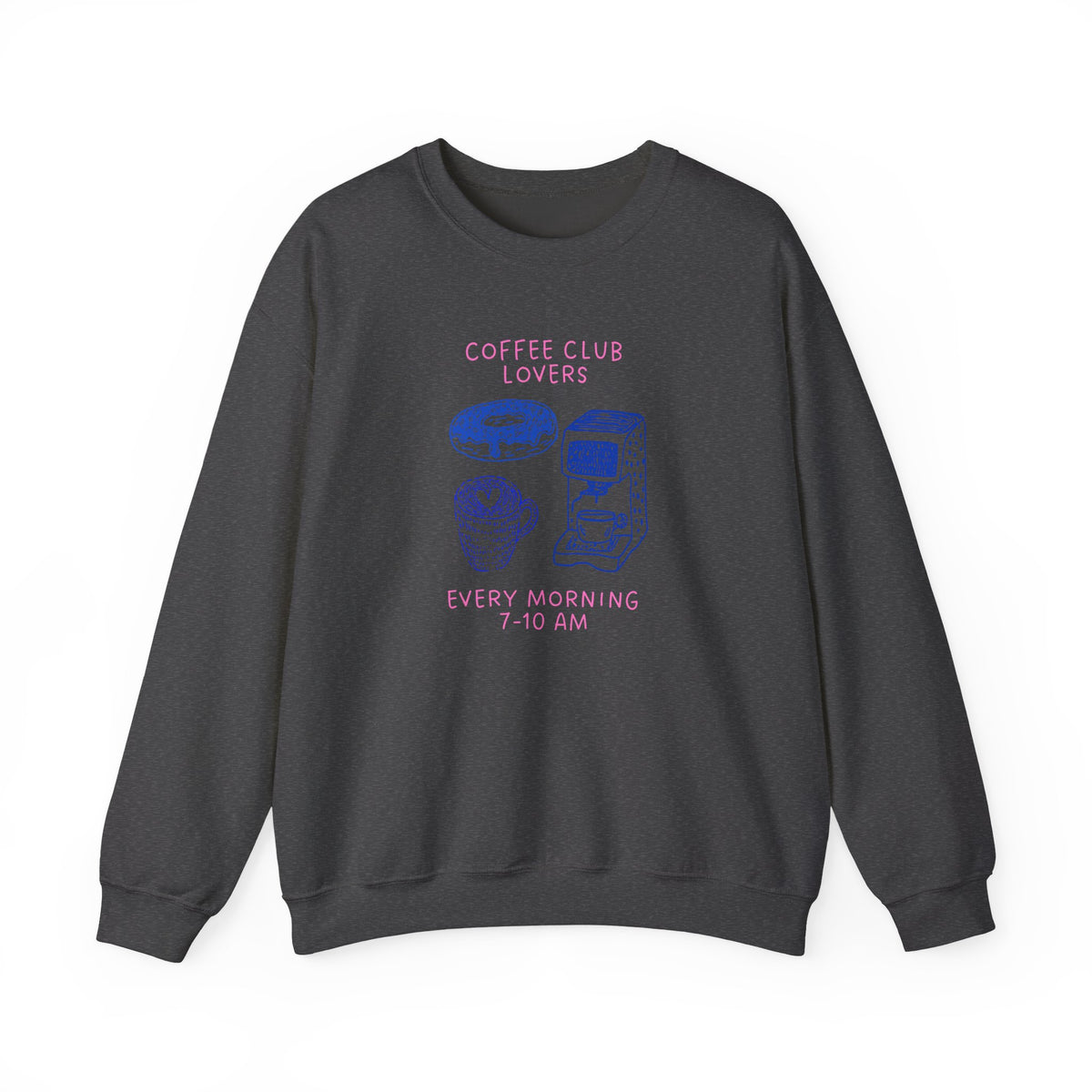 Coffee Club Lovers Crewneck Sweatshirt