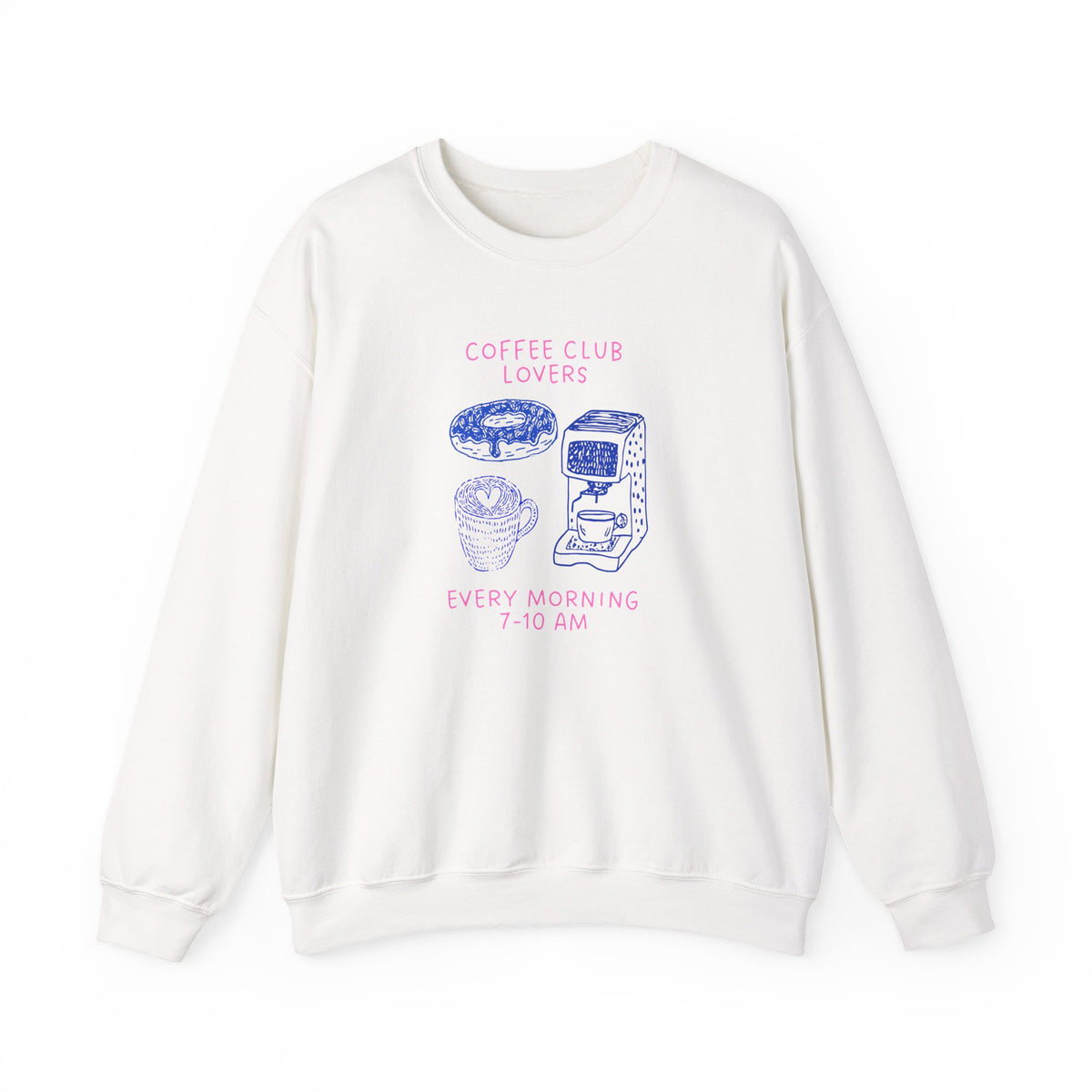 Coffee Club Lovers Crewneck Sweatshirt