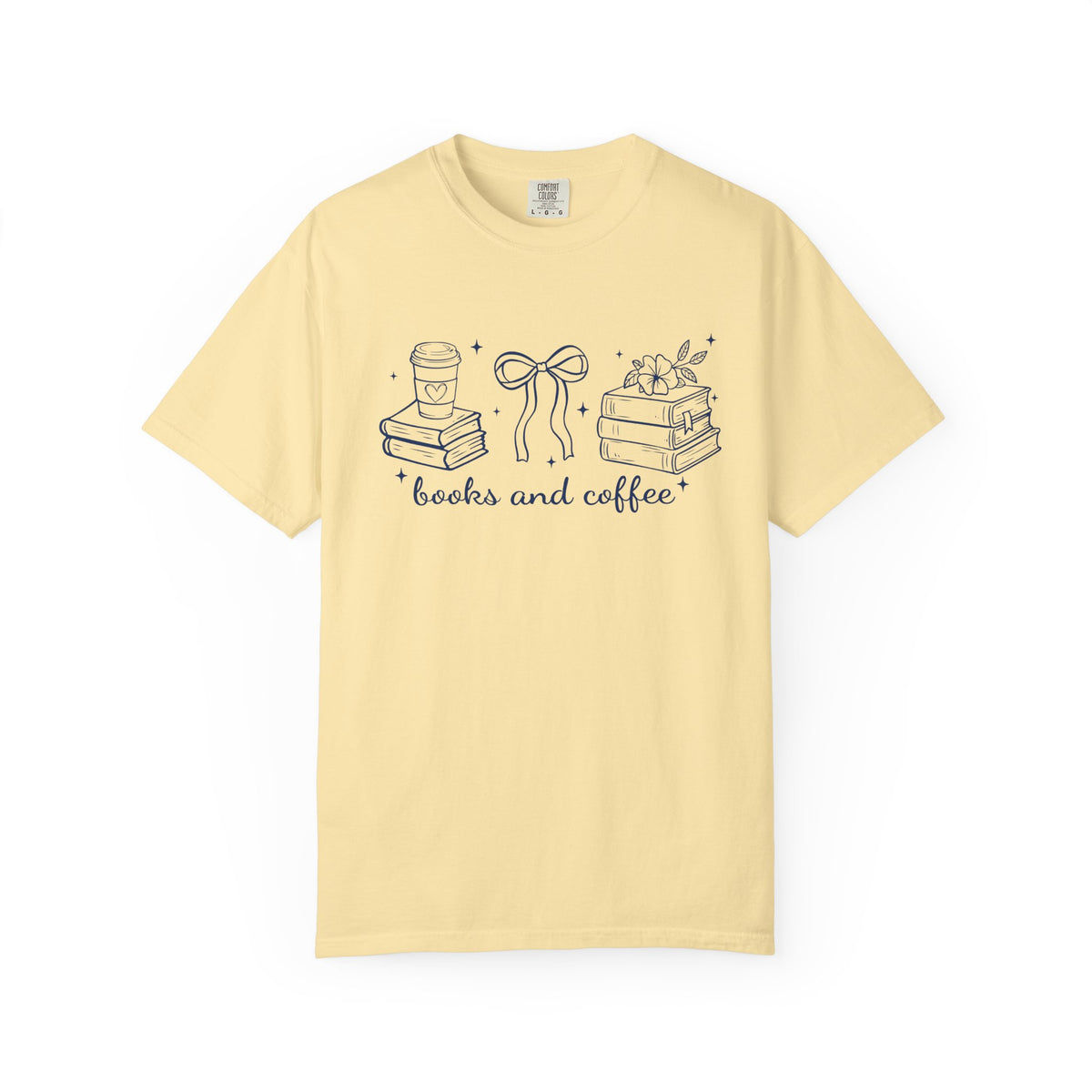 Books and Coffee Tee