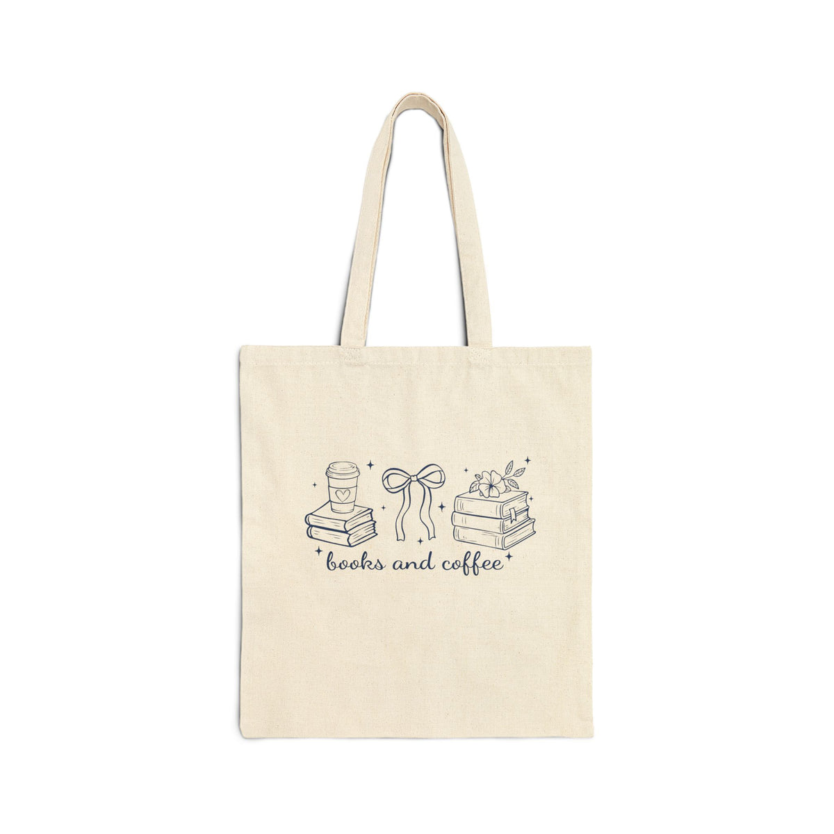 Books and Coffee Tote Bag