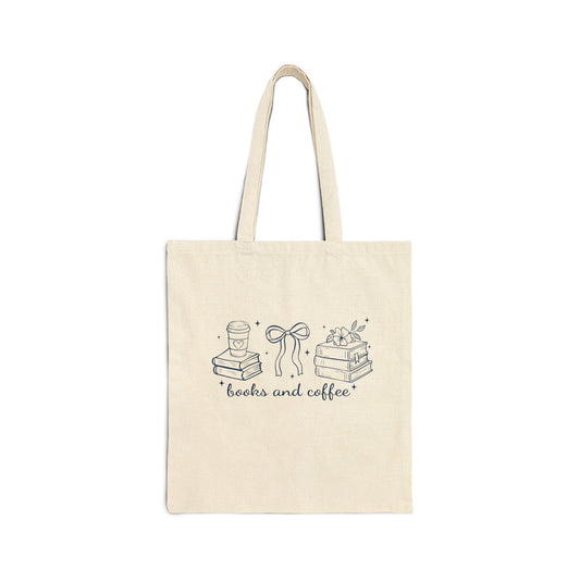 Books and Coffee Tote Bag