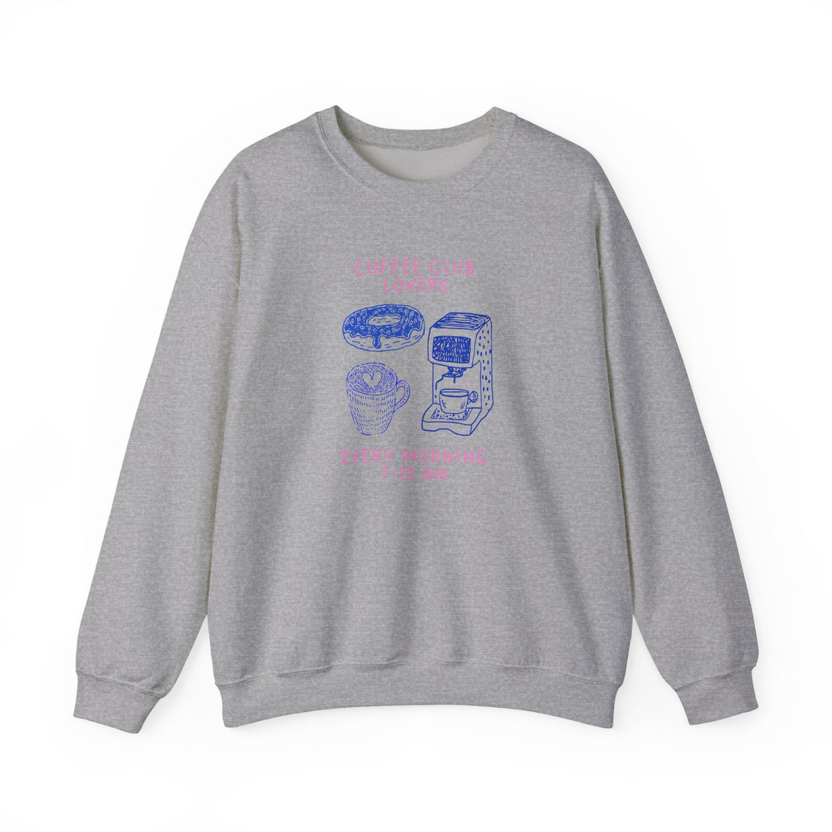Coffee Club Lovers Crewneck Sweatshirt