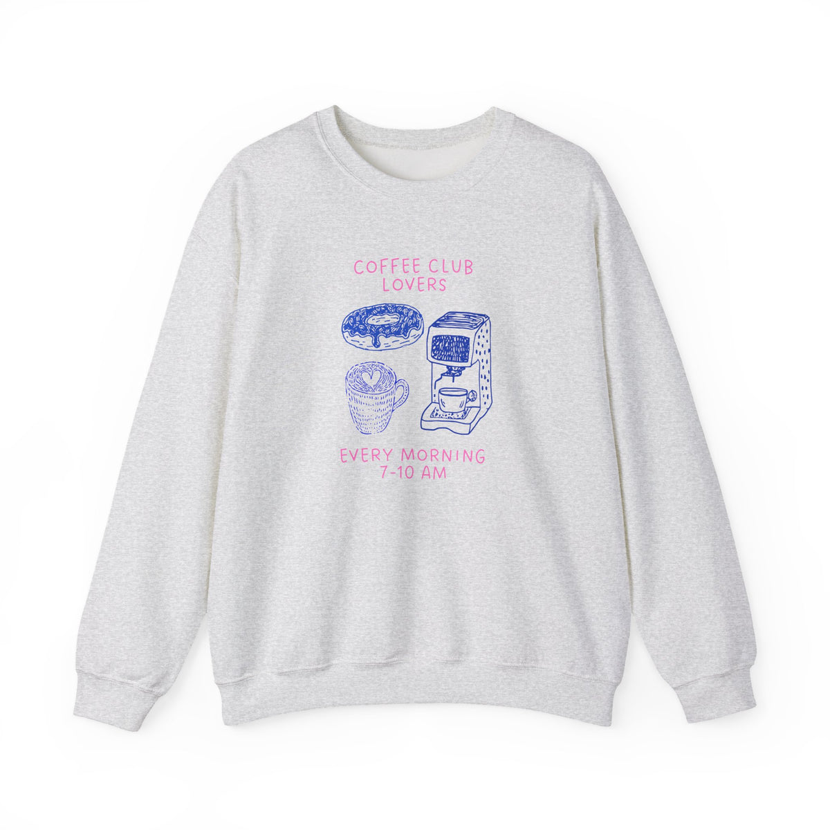 Coffee Club Lovers Crewneck Sweatshirt