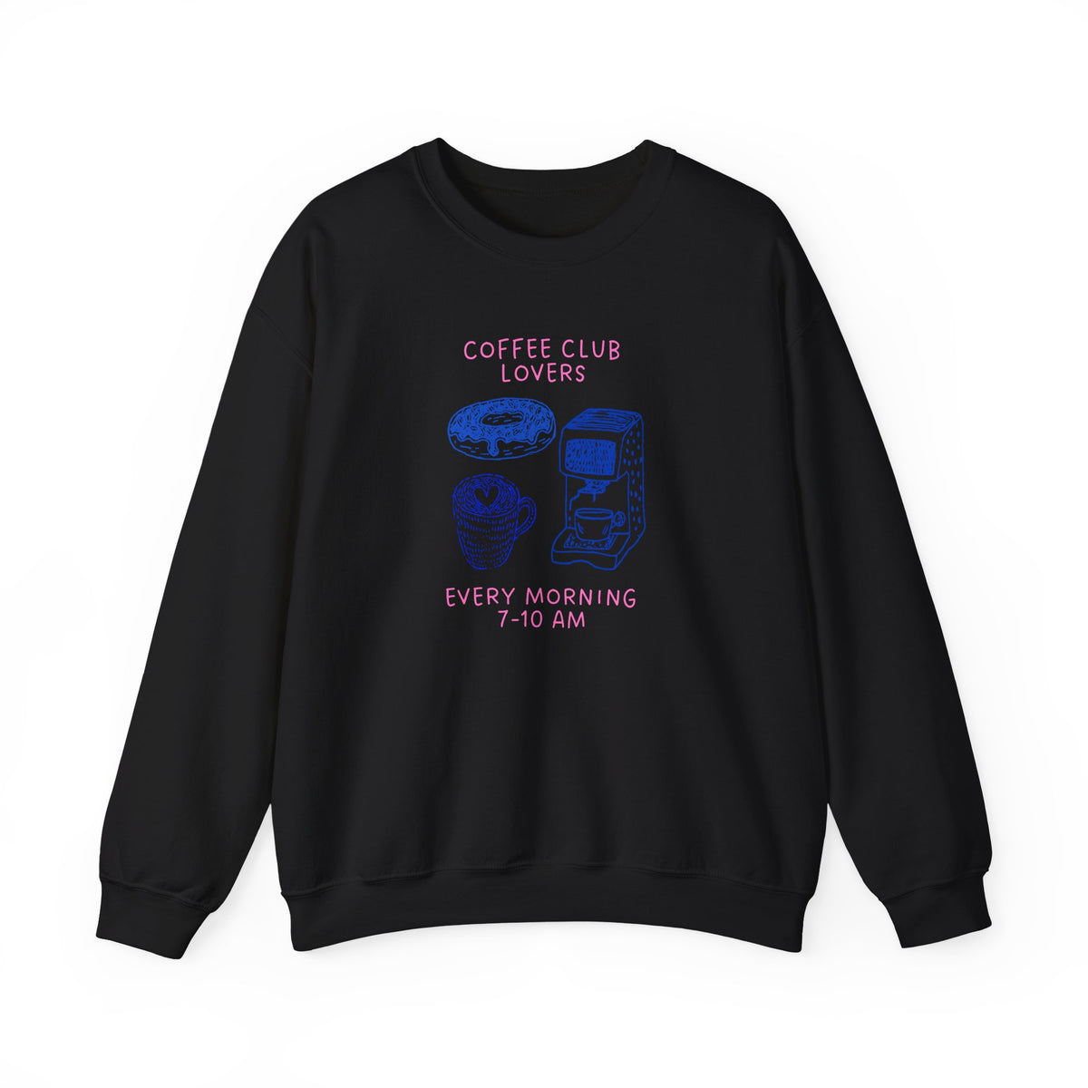 Coffee Club Lovers Crewneck Sweatshirt