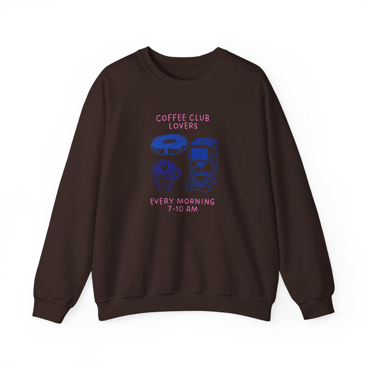 Coffee Club Lovers Crewneck Sweatshirt