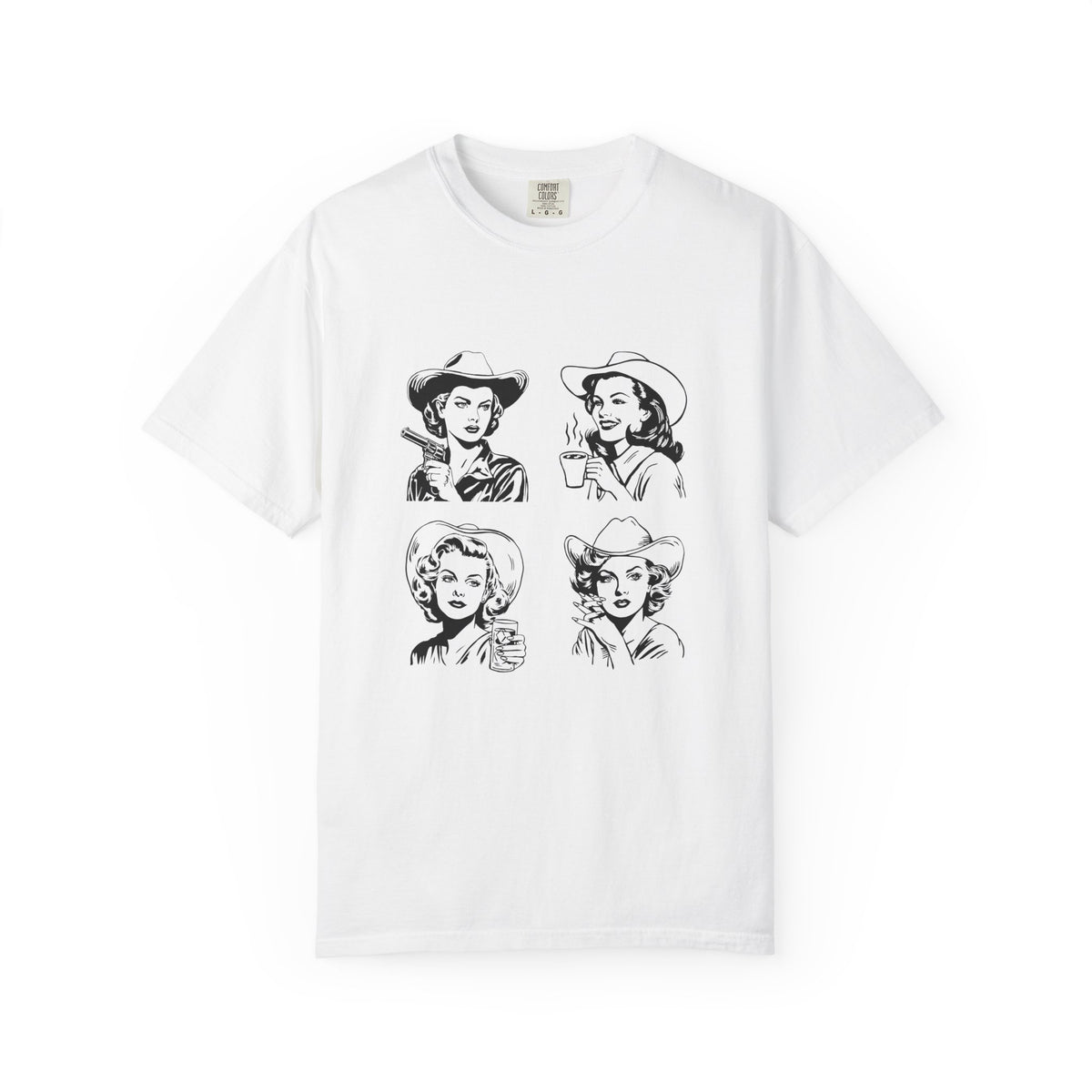 Caffeine Cowgirl Tee