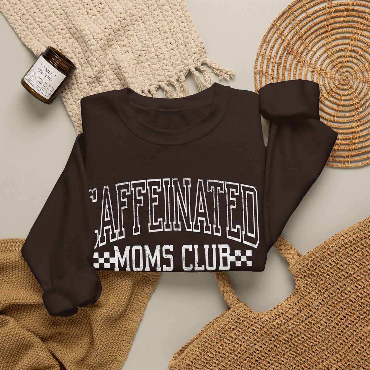 Caffeinated Moms Crewneck Sweatshirt