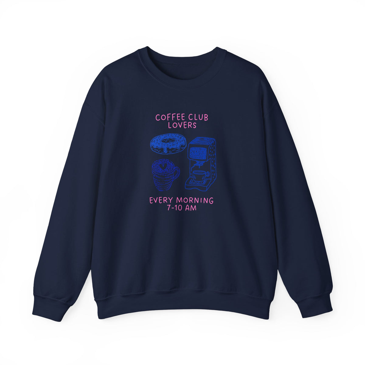 Coffee Club Lovers Crewneck Sweatshirt