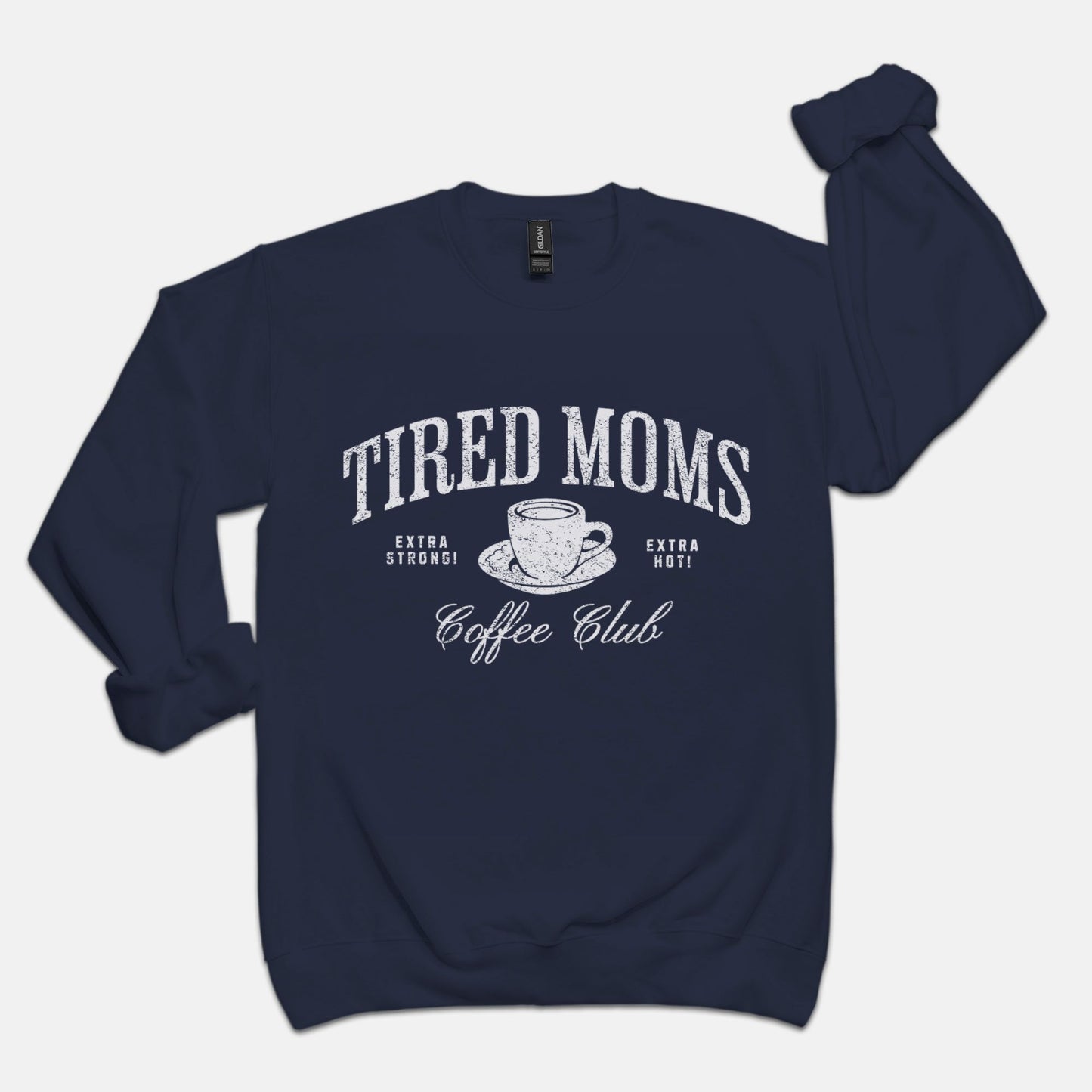 Tired Moms Crew Neck
