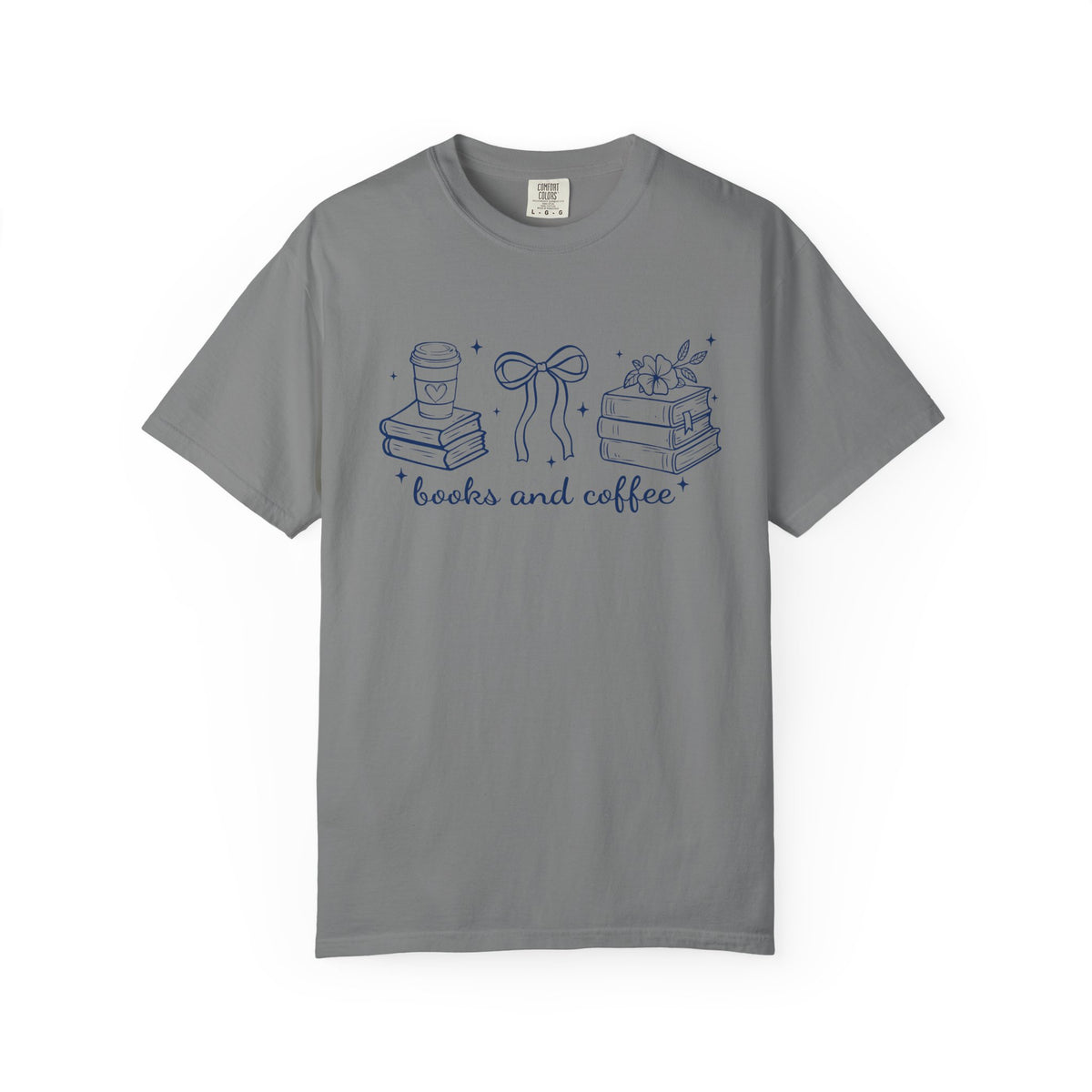 Books and Coffee Tee