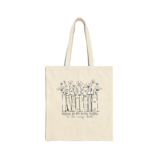 Too Many Books Tote Bag