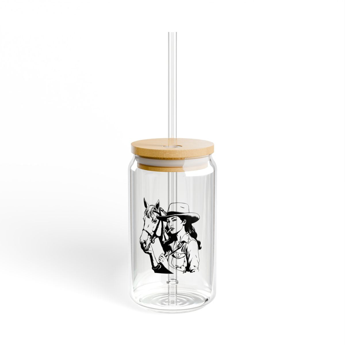 Caffeine Cowgirl Glass