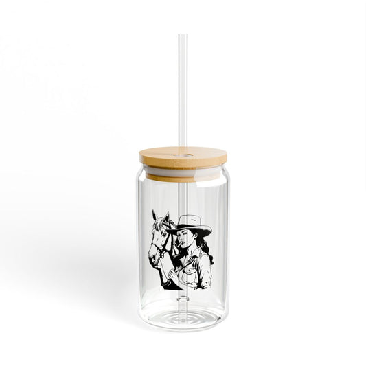 Caffeine Cowgirl Glass